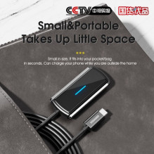Wireless charger Essager 'Aurora' stand / holder black 15W (Magsafe Compatible)