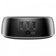 Wireless charger Baseus 'Star 2in1' black 10W (Fast Charging) + 3 USB ports