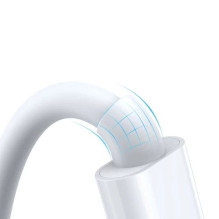 Bevielis įkroviklis Joyroom 'S-IW007' baltas 120cm su prailginimu 3in1 (skirtas Apple Watch)