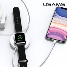 Įkroviklis USAMS 'CC096' skirtas iWatch juodas + 'lightning' prailginimu Įkroviklis USAMS 'CC096' skirtas iWatch juodas + 'lightning' prailginimu