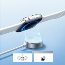 Wireless charger Joyroom 'S-IW008' white 120cm with extension 3in1 (for Apple Watch)