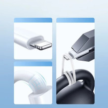 Wireless charger Joyroom 'S-IW008' white 120cm with extension 3in1 (for Apple Watch)