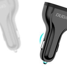 Car charger Dudao 'R7S' black 18W (1xQC3.0 / 2xUSB