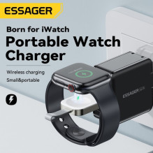 Wireless charger Essager 'Bay Portable L' white (for Apple Watch)