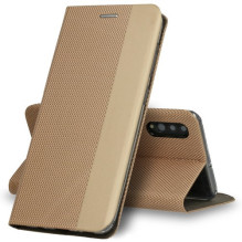 Dėklas 'Vennus Sensitive Book' skirtas Samsung M317 M31s auksinis