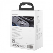 Car charger Baseus 'Grain Pro' white 4.8A (2xUSB)