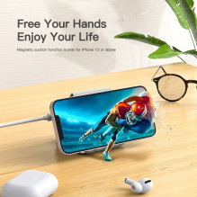 Wireless charger Essager 'Nuo 3in1' white 15W (iPhone / Apple Watch / Airpods / Night Lamp)