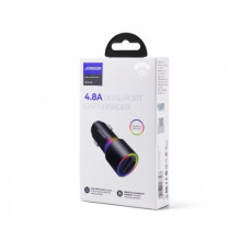 Car charger Joyroom 'JR-CL10' black 24W (2xUSB / with LED Lighting) Car charger Joyroom 'JR-CL10' black 24W (2xUSB / with LED Lighting)