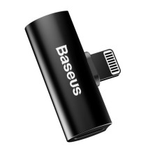 Adapter Baseus L46 black (Input 'Lightning' / Output 2x 'Lightning')