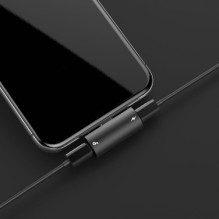 Adapter Baseus L46 black (Input 'Lightning' / Output 2x 'Lightning')