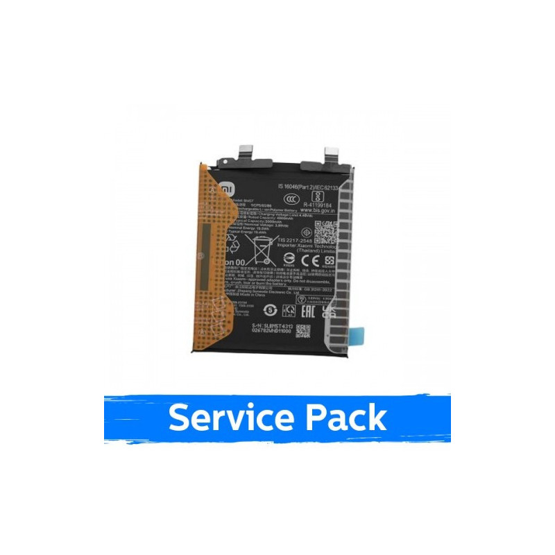 Battery for Xiaomi 14T / 13T / Redmi Note 13 Pro 4G / Poco M6 Pro 4G / X6 Pro 5G BM5T (Service Pack)