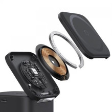 Wireless charger Baseus 'MagPro 2in1' black 20W (for iPhone / Apple Watch)