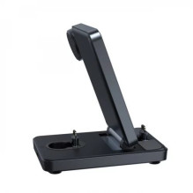 Bevielis įkroviklis Joyroom 'JR-WQS02 4in1' juodas (skirtas iPhone / Apple Watch / Airpods)