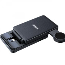 Wireless charger Joyroom 'JR-WQS02 4in1' black (for iPhone / Apple Watch / Airpods)