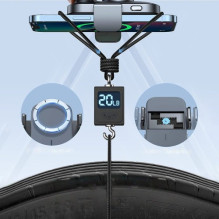 Automobilinis laikiklis Joyroom 'JR-ZS295' juodas (15W / Magsafe Compatible) (magnetinis / lipinamas)