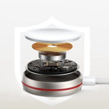 Wireless charger Joyroom "S-IW001" white / gold 120cm (for Apple Watch)