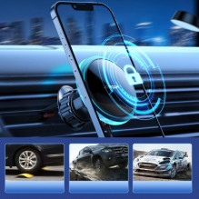 Joyroom 'JR-ZS291' car holder silver (15W / Magsafe Compatible) (magnetic / for grill)