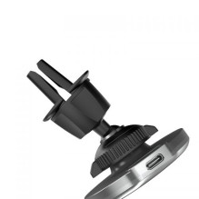 Car holder Dudao 'F13XS' black (15W / Magsafe Compatible) (magnetic / for grill) Car holder Dudao 'F13XS' black (15W / Magsafe Compatible) (magnetic / for grill)