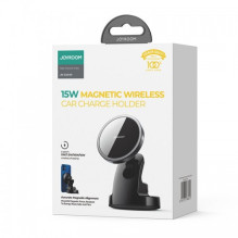 Joyroom 'JR-ZS240' car holder black (wireless charging 15W) (magnetic / adhesive) Joyroom 'JR-ZS240' car holder black (wireless charging 15W) (magnetic / adhesive)