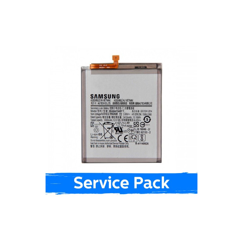 Battery for Samsung A415 A41 EB-BA415ABY (Service Pack)