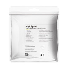 Adapteris Baseus 'High Speed' pilkas 1500cm (1000Mbps) Adapteris Baseus 'High Speed' pilkas 1500cm (1000Mbps)