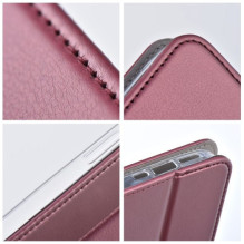 Dėklas 'Smart Magnetic' skirtas Huawei P40 Pro raudono vyno