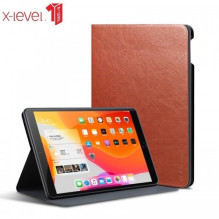 Dėklas X-Level Kite skirtas Samsung X700 / X706 (Tab S8) / T870 / T875 / T876 (Tab S7) rudas