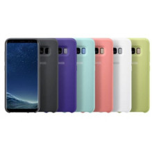 Dėklas Silicone Cover Samsung J730 2017 J7 tamsiai pilkas