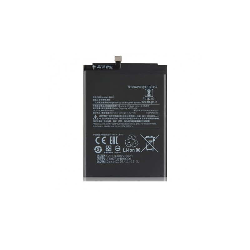 Akumuliatorius skirtas Xiaomi Redmi Note 9S BN55 (OEM)