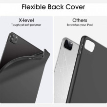 Dėklas X-Level Kite skirtas Samsung X700 / X706 (Tab S8) / T870 / T875 / T876 (Tab S7) pilkas