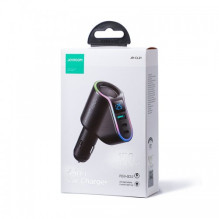 Car charger Joyroom 'JR-CL21' black 150W (1xPD / 2xQC3.0 / 1xAuto 90W / with LED voltmeter) Car charger Joyroom 'JR-CL21' black 150W (1xPD / 2xQC3.0 / 1xAuto 90W / with LED voltmeter)