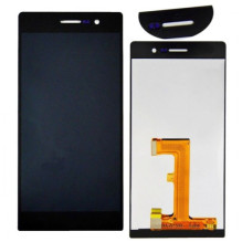 Screen for Huawei P7 black HQ