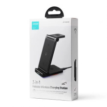 Wireless charger Joyroom 'JR-WQN01 3in1' black 15W (for iPhone / Apple Watch / Airpods) Wireless charger Joyroom 'JR-WQN01 3in1' black 15W (for iPhone / Apple Watch / Airpods)