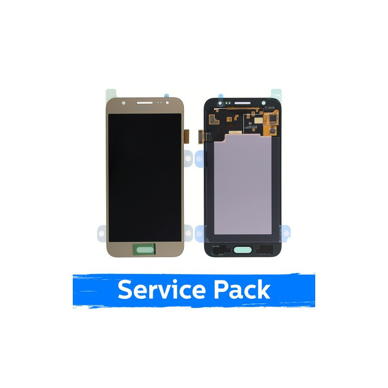 Ekranas skirtas Samsung J500 J5 auksinis (Service Pack)