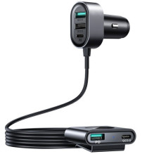 Car charger Joyroom 'JR-CL05' black 72W (2xPD / 3xQC3.0) Car charger Joyroom 'JR-CL05' black 72W (2xPD / 3xQC3.0)