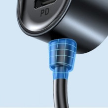 Car charger Joyroom 'JR-CL05' black 72W (2xPD / 3xQC3.0) Car charger Joyroom 'JR-CL05' black 72W (2xPD / 3xQC3.0)