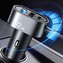 Car charger Joyroom 'JR-CL05' black 72W (2xPD / 3xQC3.0) Car charger Joyroom 'JR-CL05' black 72W (2xPD / 3xQC3.0)