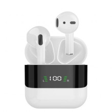 Wireless hands-free device Dudao 'U15S' white (with LED display)