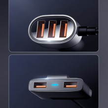 Car charger Joyroom 'JR-CL03' black (5xQC3.0) Car charger Joyroom 'JR-CL03' black (5xQC3.0)