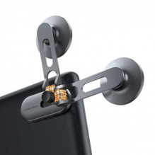 Car holder Baseus 'T-Space' silver (magnetic / adhesive) Car holder Baseus 'T-Space' silver (magnetic / adhesive)
