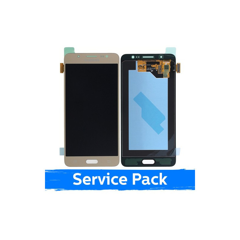 Ekranas skirtas Samsung J510 J5 2016 auksinis (Service Pack)