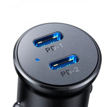 Car charger Joyroom 'JR-CCN06' black 30W (2xPD)