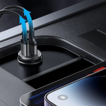 Automobilinis įkroviklis Joyroom 'JR-CCN06' juodas 30W (2xPD) Automobilinis įkroviklis Joyroom 'JR-CCN06' juodas 30W (2xPD)