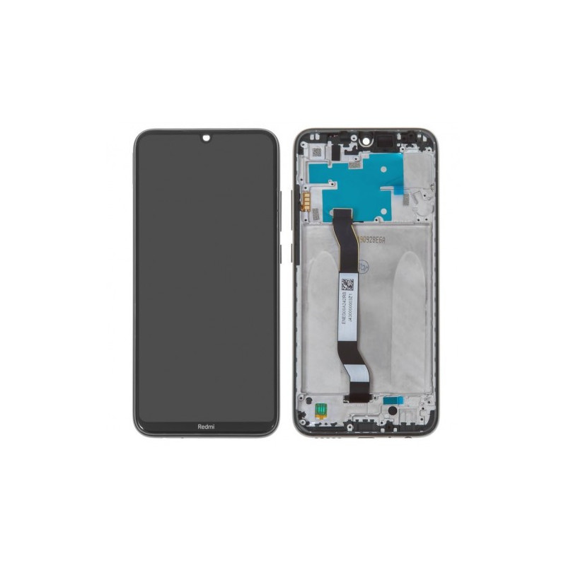 Ekranas skirtas Xiaomi Redmi Note 8 (Note 8 2021) su rėmeliu / Black / HQ