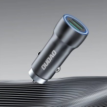 Automobilinis įkroviklis Dudao 'R4+' pilkas 18W (3xQC3.0) Automobilinis įkroviklis Dudao 'R4+' pilkas 18W (3xQC3.0)