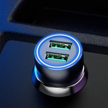 Car charger Dudao 'R4+' gray 18W (3xQC3.0)
