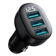 Car charger Joyroom 'JR-CCD03' black 3.4A (3xQC3.0) Car charger Joyroom 'JR-CCD03' black 3.4A (3xQC3.0)