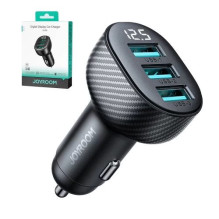 Car charger Joyroom 'JR-CCD03' black 3.4A (3xQC3.0) Car charger Joyroom 'JR-CCD03' black 3.4A (3xQC3.0)