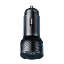 Car charger Joyroom 'JR-CCD03' black 3.4A (3xQC3.0) Car charger Joyroom 'JR-CCD03' black 3.4A (3xQC3.0)
