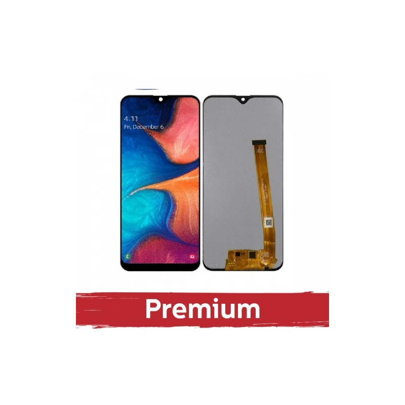 Ekranas skirtas Samsung A207 A20s juodas OEM